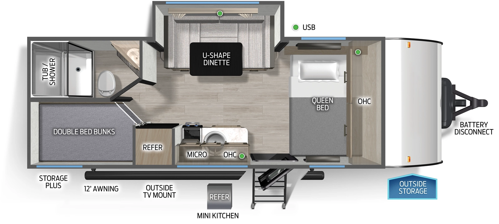 Cascade 17JWC Floorplan